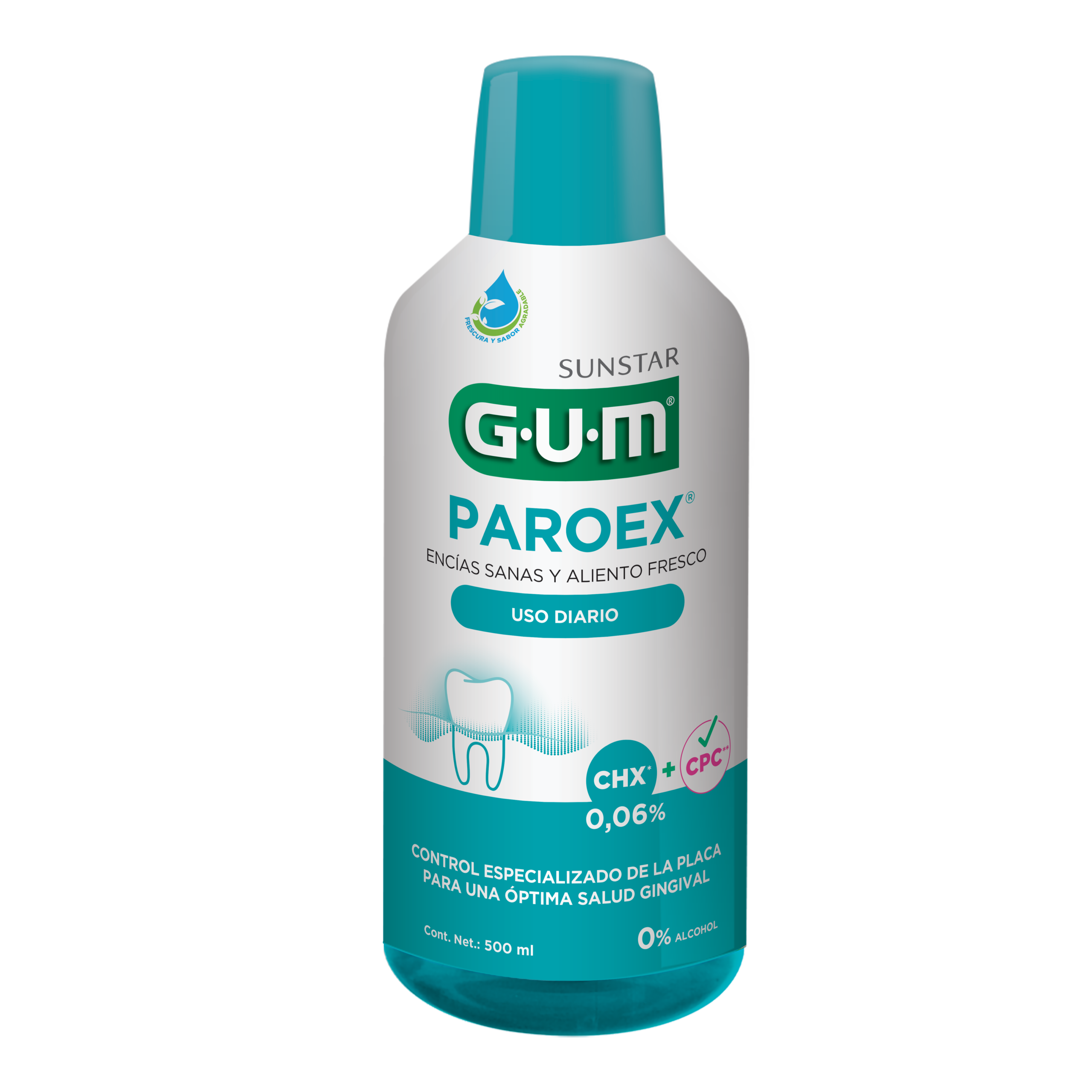 Enjuague Bucal PAROEX® USO DIARIO CHX 0.06%