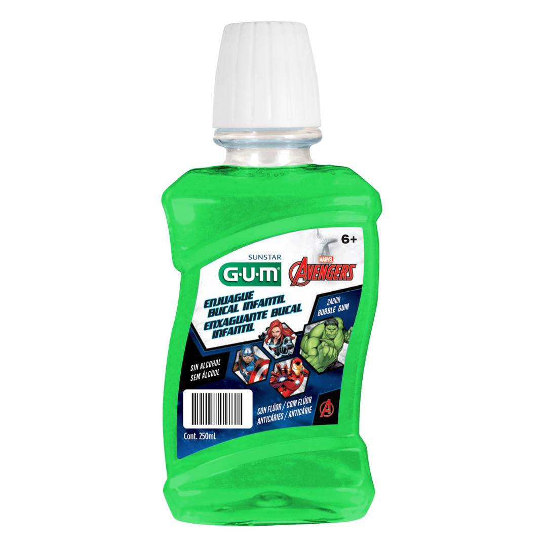 GUM® Enjuague Bucal Infantil Avengers