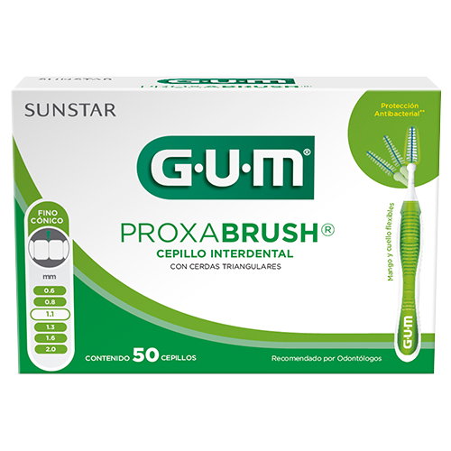 Cepillos Interdentales PROXABRUSH® 1.1 mm Fino Cónico Caja 50 pzs